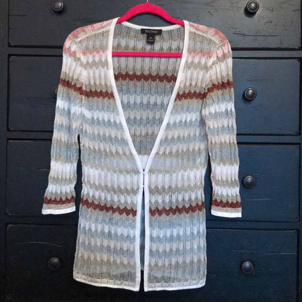 WHBM shimmery cardigan